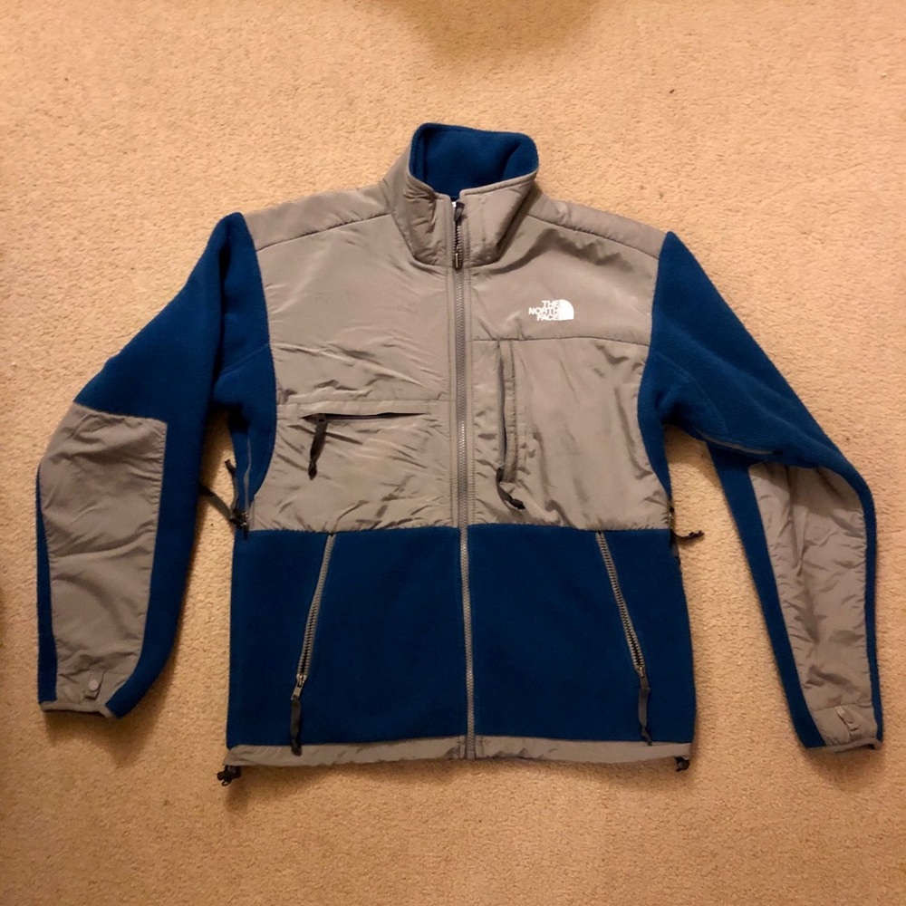 Blue north face jacket
